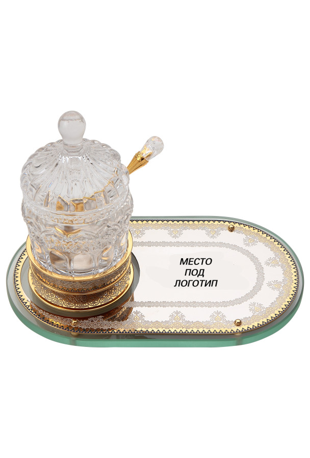 Икорница с местом под логотип