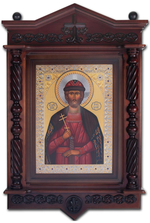 Икона в киоте "Игорь Черниговский 620*900"