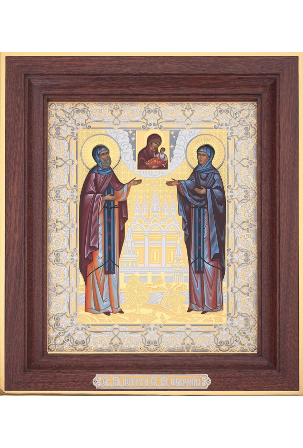 Икона "Пётр и Феврония 173*146"