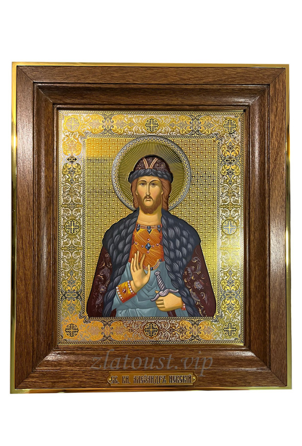 Икона "Святой Александр Невский 220*270"