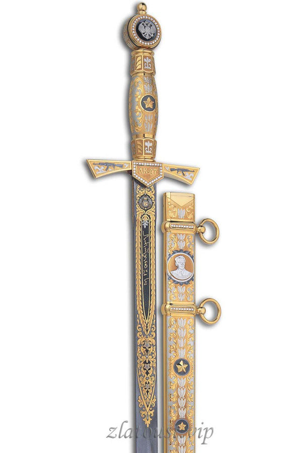 Кортик «Калашников «АК-47 бриллиантовый"