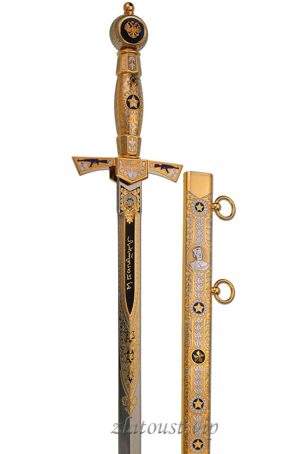 Кортик «Калашников «АК-47 платиновый"