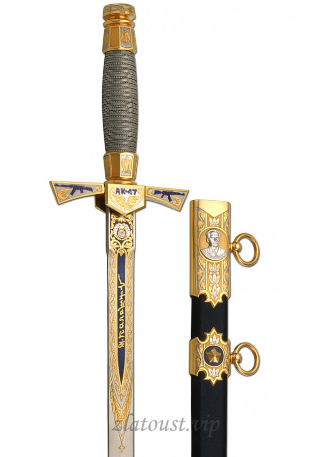 Кортик  "Калашников АК-47 Серебро"