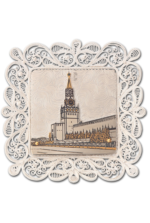 Панно-гравюра "Москва" в филиграни
