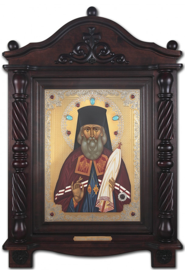 Икона в киоте "Игнатий Брянчанинов 600*900"